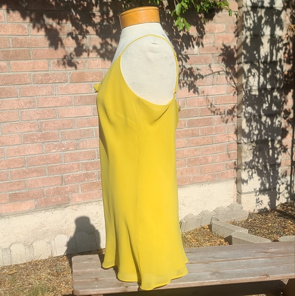 CAbi mustard yellow flowy long tank - Picture 9 of 9
